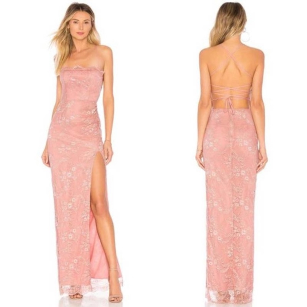 Majorelle Tavi gown in blush size small